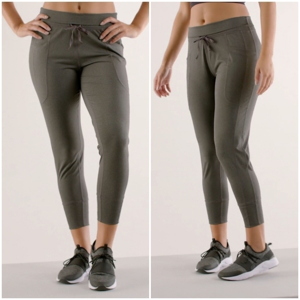 Fabletics Maj Pocket Pant,Color charcoal heather, Size XXS